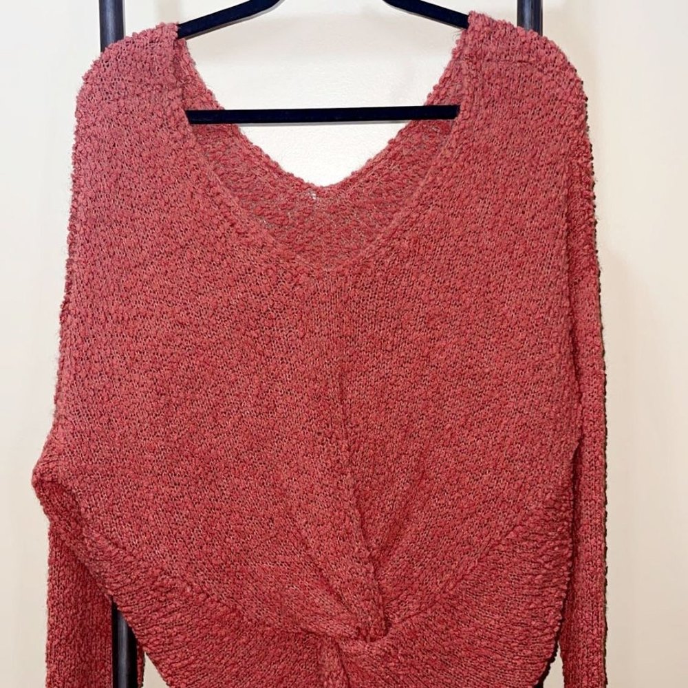 Auburn Sweater with Back Detail